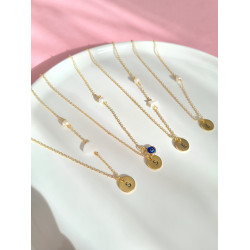 İncili Harfli Kolye 