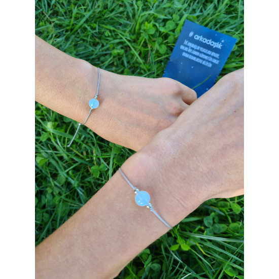 Ay Taşı Arkadaşlık Çift Bileklik