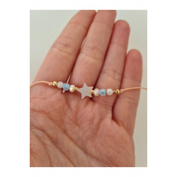 Sedef Taşlı Yıldız Bileklik