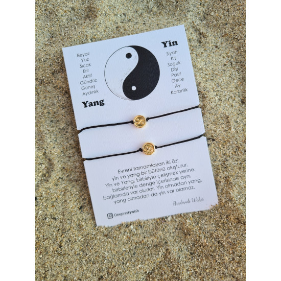 Yin Yang Çift Bilekliği