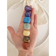 Çakra Taşları 7li Tamburlanmış