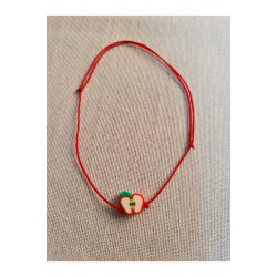 Kırmızı Elma Meyve İp Halhal