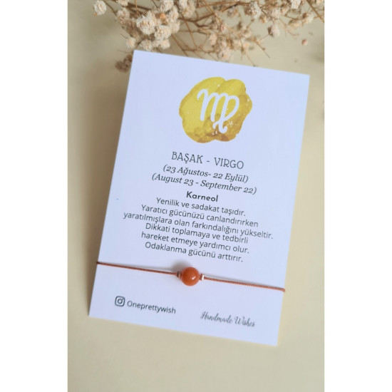 Başak Burcu Burç Bilekliği