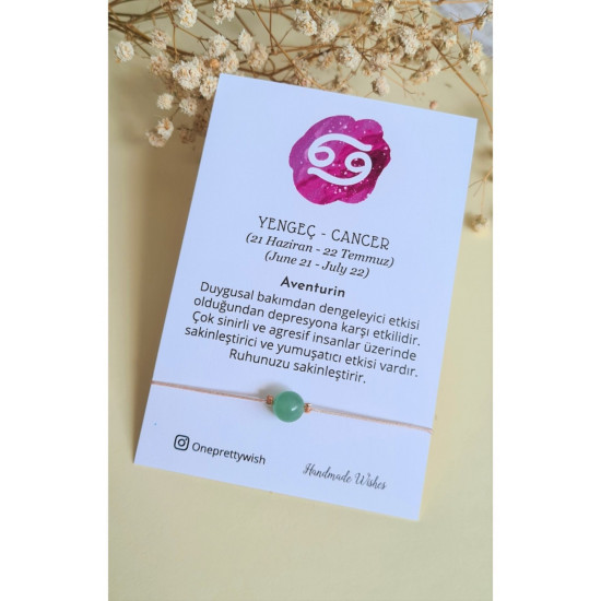 Yengeç Burcu Burç Bilekliği