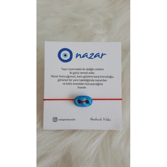 Süryani Nazar Boncuğu İpli Bileklik