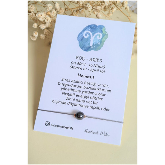 Koç Burcu Burç Bilekliği