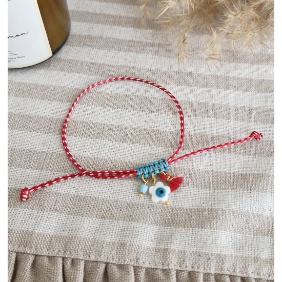 Marteniçka Nazar ve Püskül Detaylı Bileklik