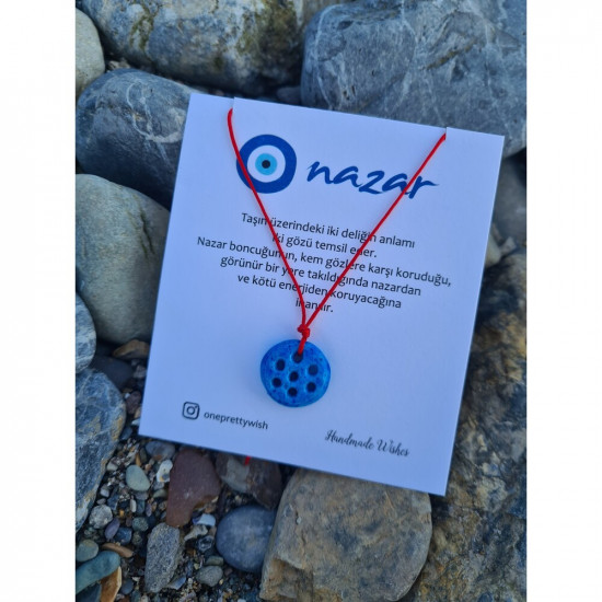 Süryani Kırmızı İp Kolye