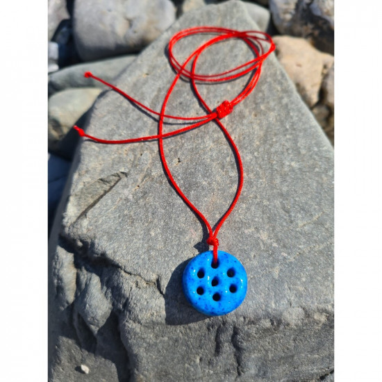 Süryani Kırmızı İp Kolye