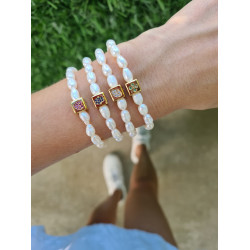 Şans Küpü Lastikli İnci Bileklik