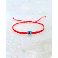 Kırmızı İp Örgü Nazar Bileklik