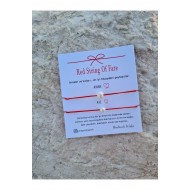 Anne Kız İnci Kombin Red String Kırmızı İp Çift Bileklik