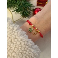 Şansın Anahtarı Kırmızı İp Şans Bilekliği