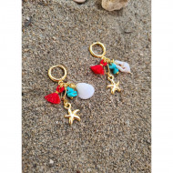 Deniz Kabuklu Şans Küpesi