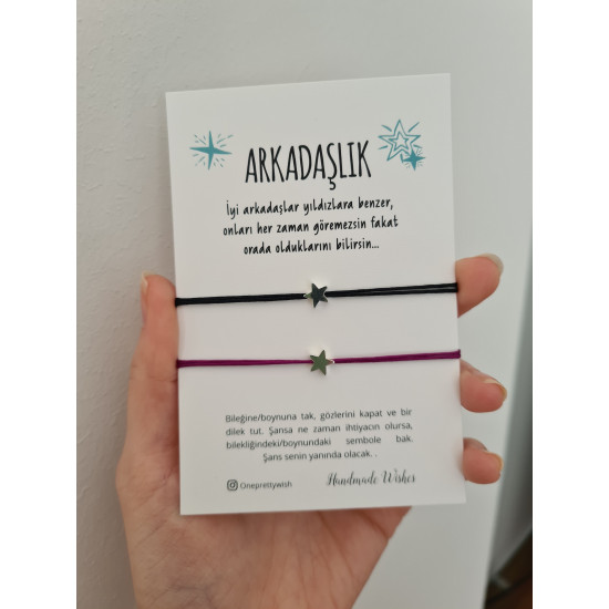 Yıldız Arkadaşlık Bileklik