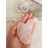 Pembe Kuvars Gua Sha Taşı