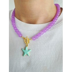 Deniz Yıldızı Detaylı Kolye