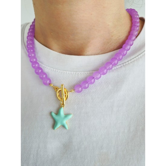 Deniz Yıldızı Detaylı Kolye