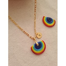 Murano Gökkuşağı Kolye