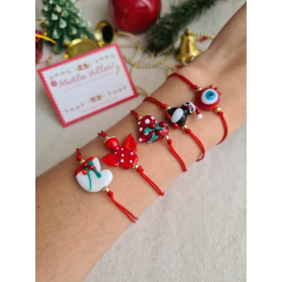 Penguen Murano Şans Bilekliği