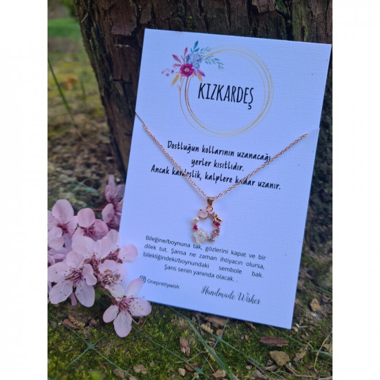 Bahar Çiçekleri Kolye 925 Ayar Gümüş Kolye 