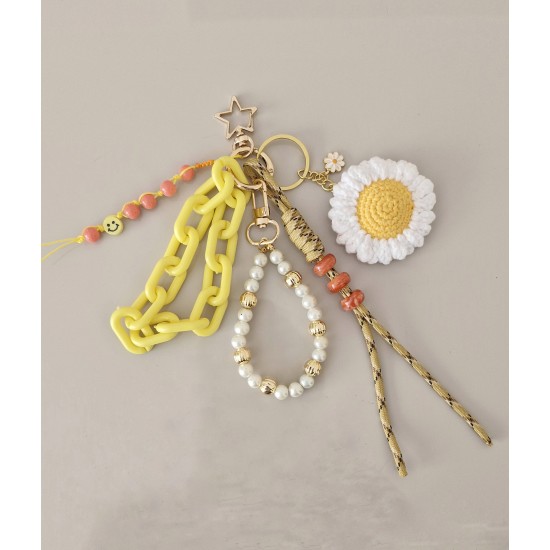 Papatya Çanta Charmı