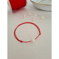 İnci Kırmızı İpli Şans Bilekliği