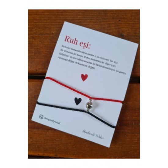 Ruh eşi Mıknatıslı Sevgili Bilekliği