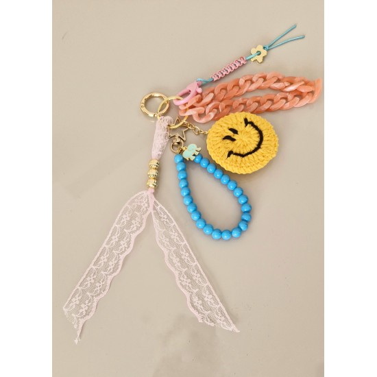 Gülen Surat Çanta Charmı