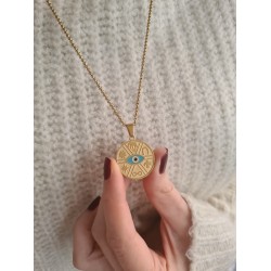 Çelik Şans Kolyesi 