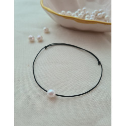 İnci Siyah İpli Şans Bilekliği 
